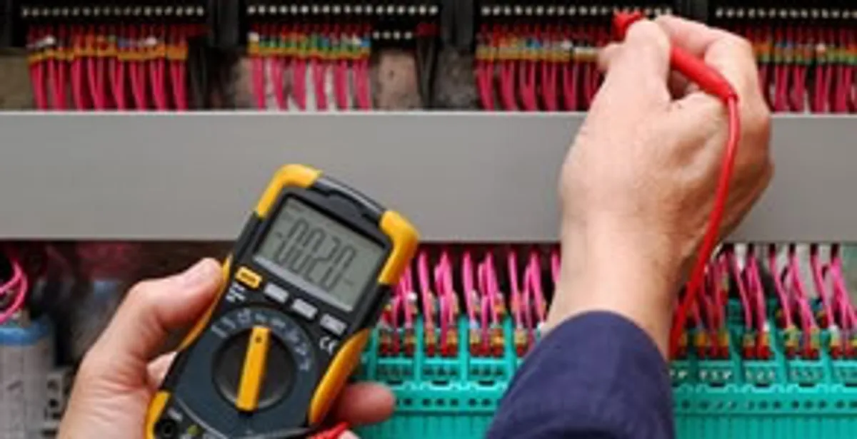 electrical service showing professional testing and troubleshooting of electrical panel by licensed electricians in Myrtle Beach, SC