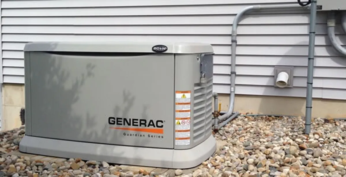 generator installation service featuring outdoor standby generator setup by licensed electricians in Myrtle Beach, SC