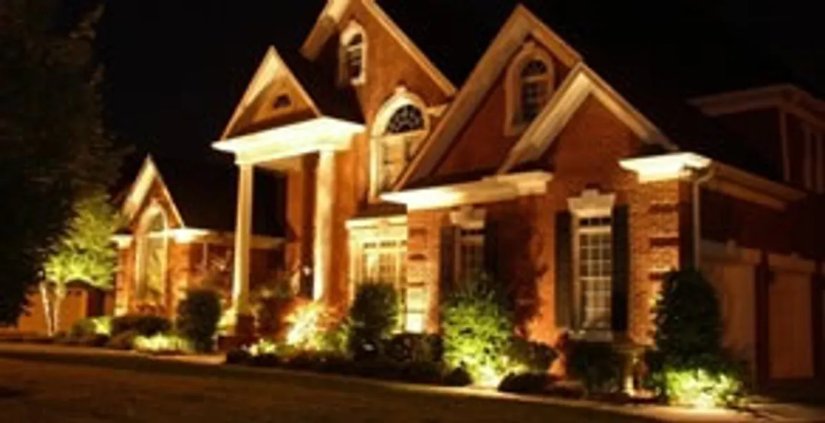 landscape lighting installation services enhancing residential exterior lighting in Myrtle Beach, SC