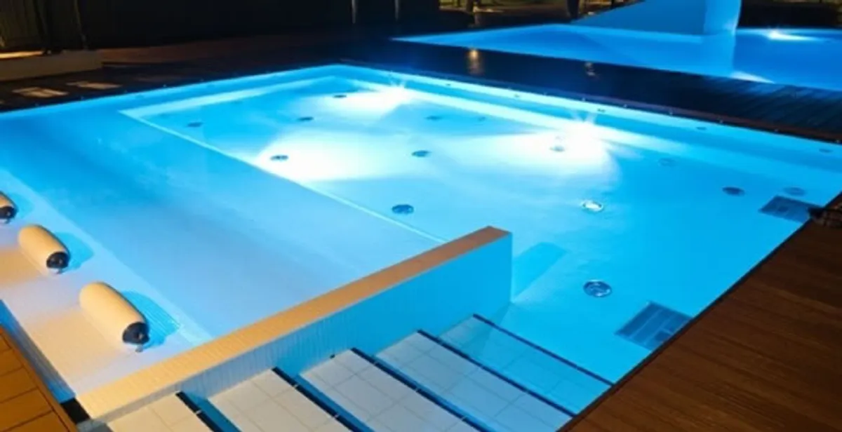 pool light installation and repair services providing modern illuminated pool lighting in Myrtle Beach, SC