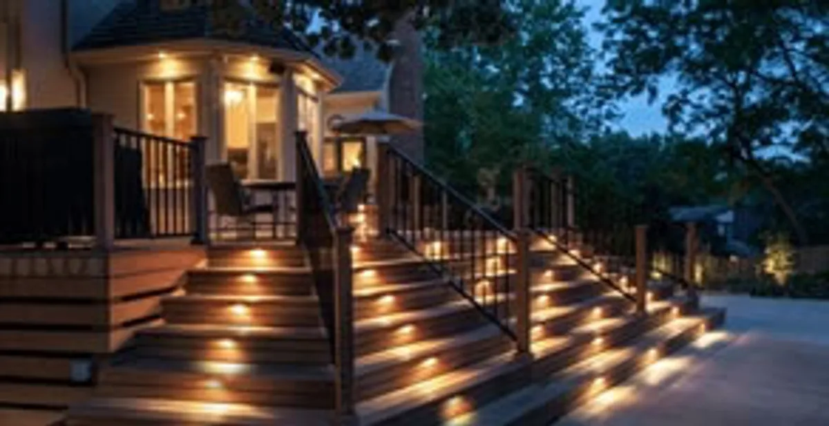 Residential electrician installing outdoor lighting for home safety in Myrtle Beach, SC